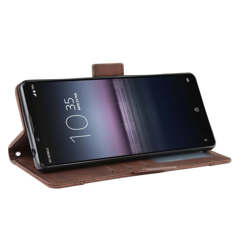 Housse Sony Xperia 5 II Classe Première Multi-Cartes Housse Sony Xperia 5 II Classe Première Multi-Cartes