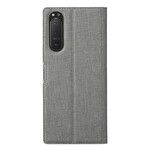 Flip Cover Sony Xperia 5 II Texturée VILI DMX