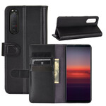Housse Sony Xperia 5 II Cuir Fendu Housse Sony Xperia 5 II Cuir Fendu