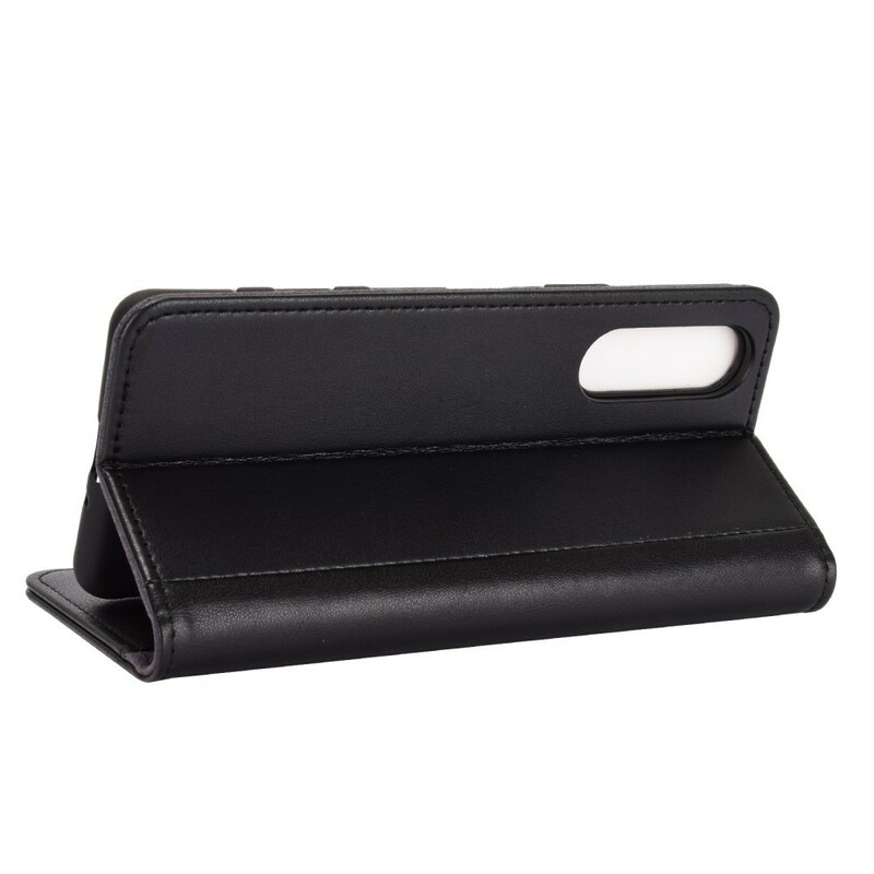 Housse Sony Xperia 5 II Cuir Fendu Housse Sony Xperia 5 II Cuir Fendu