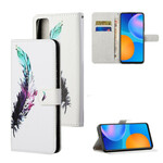Housse Huawei P Smart 2021 Plume à Lanière Housse Huawei P Smart 2021 Plume à Lanière