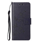 Housse Huawei P Smart 2021 Fleurs à Lanière Housse Huawei P Smart 2021 Fleurs à Lanière