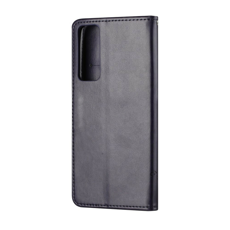 Housse Huawei P Smart 2021 Fleurs à Lanière Housse Huawei P Smart 2021 Fleurs à Lanière