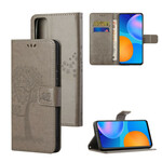 Housse Huawei P Smart 2021 Arbre et Hiboux à Lanière Housse Huawei P Smart 2021 Arbre et Hiboux à Lanière
