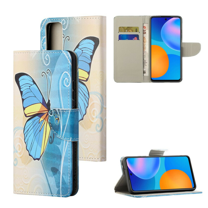 Housse Huawei P Smart 2021 Butterflies Housse Huawei P Smart 2021 Butterflies