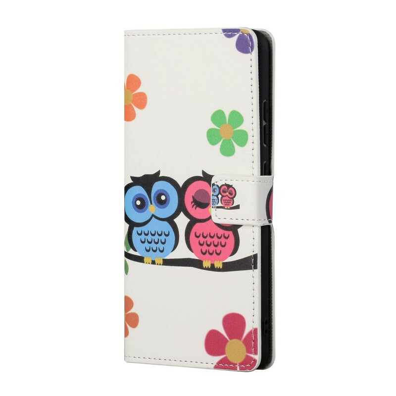 Housse Huawei P Smart 2021 Couple de Hiboux Housse Huawei P Smart 2021 Couple de Hiboux