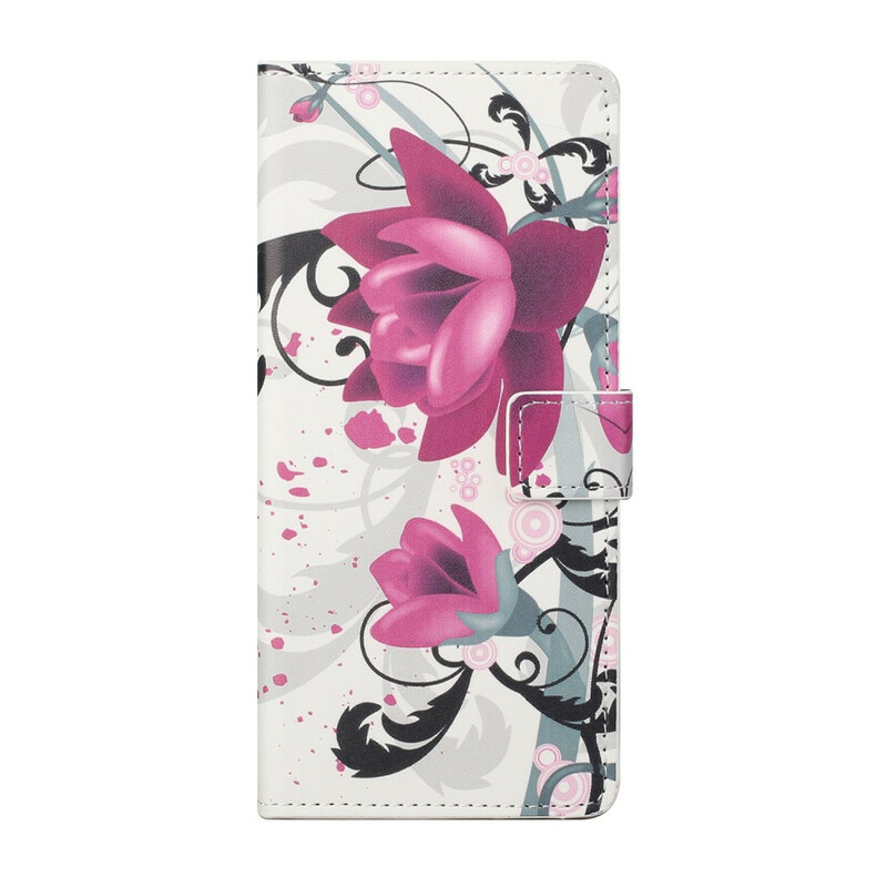 Housse Huawei P Smart 2021 Tropical Flowers Housse Huawei P Smart 2021 Tropical Flowers