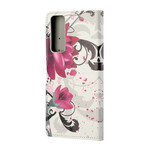 Housse Huawei P Smart 2021 Tropical Flowers Housse Huawei P Smart 2021 Tropical Flowers