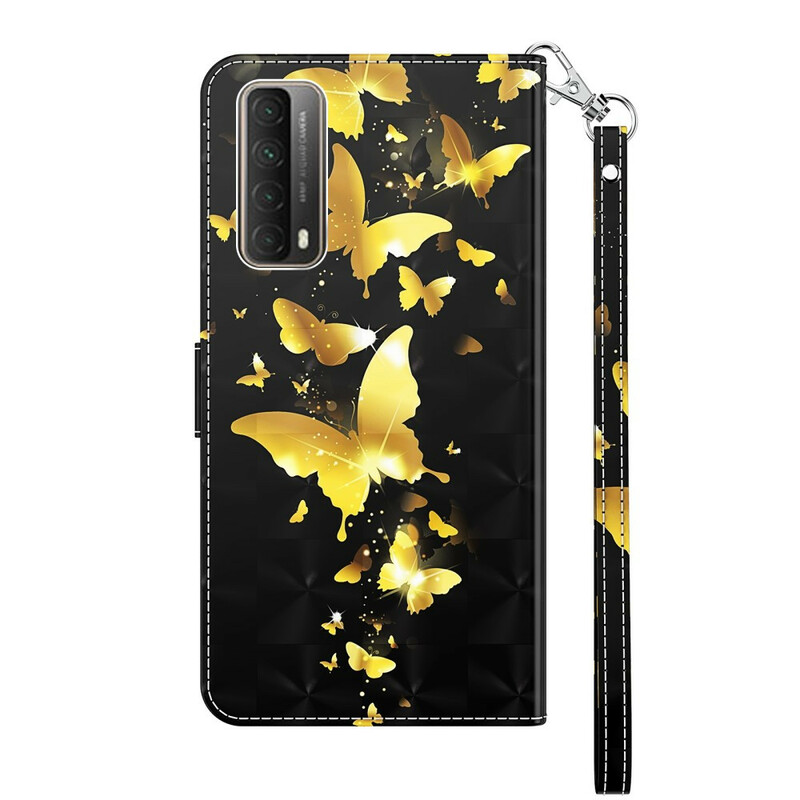 Housse Huawei P Smart 2021 Papillons Jaunes Housse Huawei P Smart 2021 Papillons Jaunes