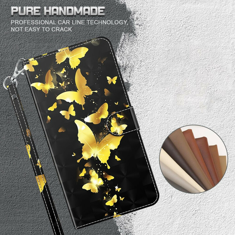 Housse Huawei P Smart 2021 Papillons Jaunes Housse Huawei P Smart 2021 Papillons Jaunes