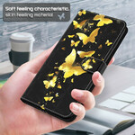 Housse Huawei P Smart 2021 Papillons Jaunes Housse Huawei P Smart 2021 Papillons Jaunes