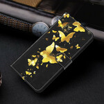 Housse Huawei P Smart 2021 Papillons Jaunes Housse Huawei P Smart 2021 Papillons Jaunes