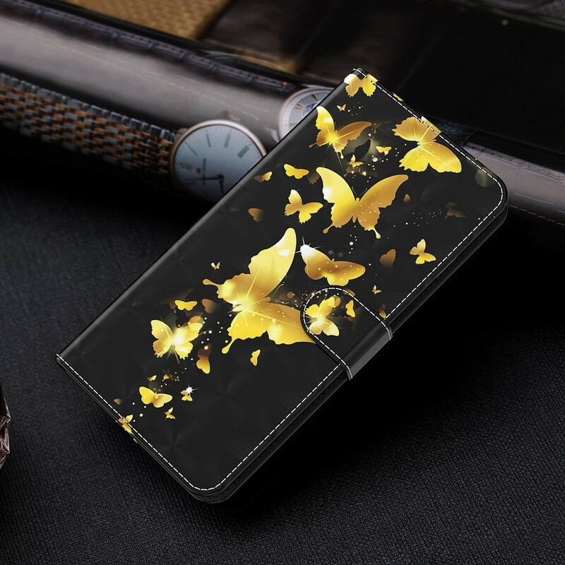 Housse Huawei P Smart 2021 Papillons Jaunes Housse Huawei P Smart 2021 Papillons Jaunes
