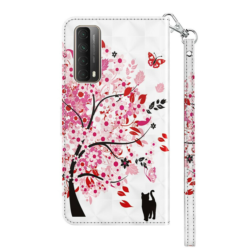 Housse Huawei P Smart 2021 Arbre Rose Housse Huawei P Smart 2021 Arbre Rose