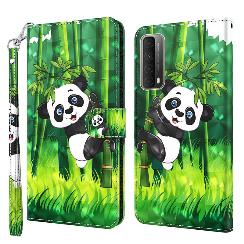 Housse Huawei P Smart 2021 Panda et Bambou Housse Huawei P Smart 2021 Panda et Bambou