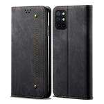 Flip Cover OnePlus 8T Simili Cuir Texture Jeans Flip Cover OnePlus 8T Simili Cuir Texture Jeans