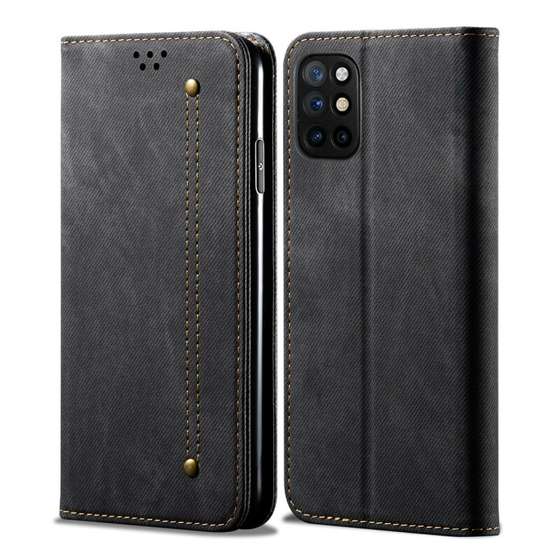 Flip Cover OnePlus 8T Simili Cuir Texture Jeans Flip Cover OnePlus 8T Simili Cuir Texture Jeans