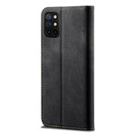 Flip Cover OnePlus 8T Simili Cuir Texture Jeans Flip Cover OnePlus 8T Simili Cuir Texture Jeans