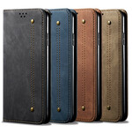 Flip Cover OnePlus 8T Simili Cuir Texture Jeans Flip Cover OnePlus 8T Simili Cuir Texture Jeans