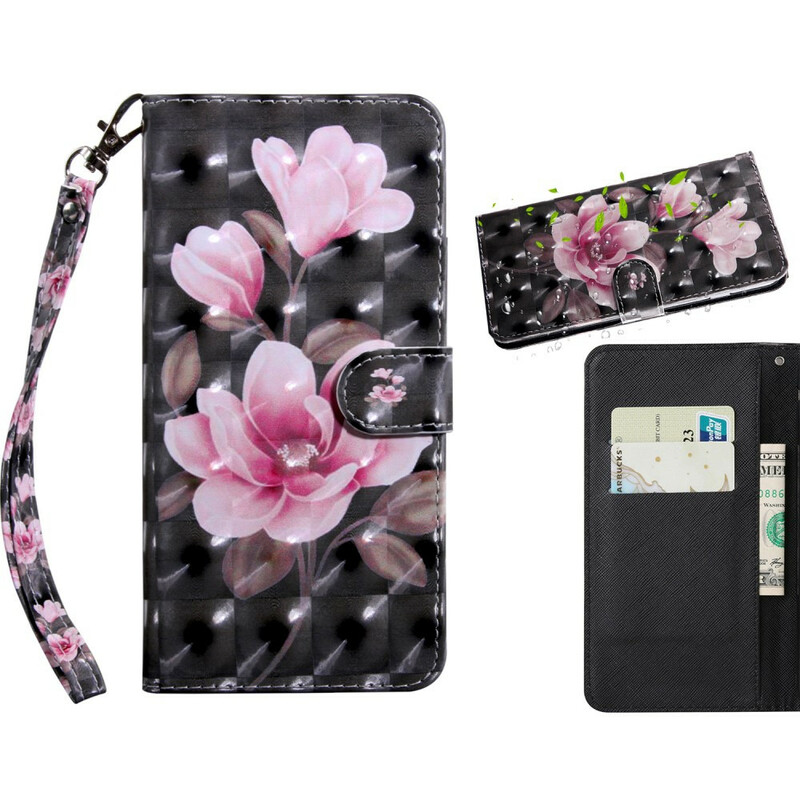 Housse Huawei P Smart 2021 Light Spot Fleurs Blossom