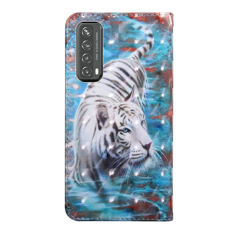 Housse Huawei P Smart 2021 Light Spot Lucien le Tigre Housse Huawei P Smart 2021 Light Spot Lucien le Tigre