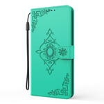 Housse Huawei P Smart 2021 Fleur Baroque à Lanière Housse Huawei P Smart 2021 Fleur Baroque à Lanière