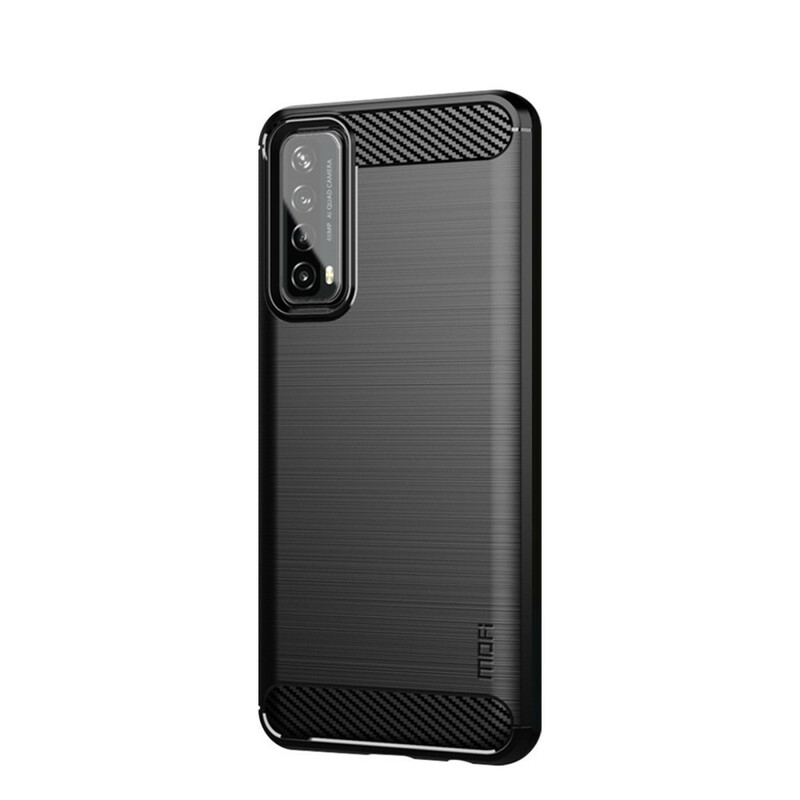 Coque Huawei P Smart 2021 Fibre Carbone Brossée MOFI