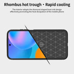 Coque Huawei P Smart 2021 Fibre Carbone Brossée MOFI Coque Huawei P Smart 2021 Fibre Carbone Brossée MOFI