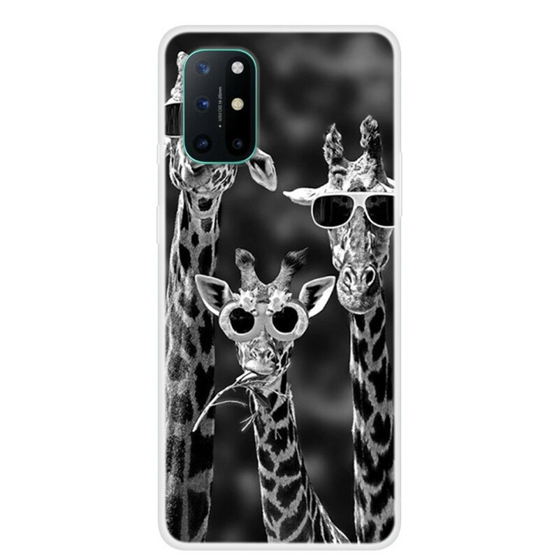 Coque OnePlus 8T Girafes à Lunettes