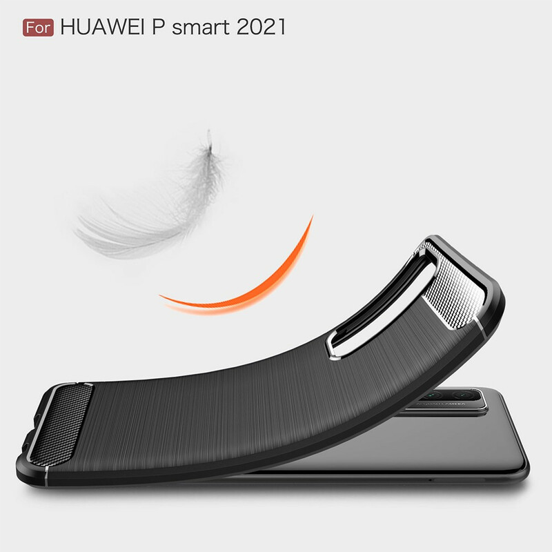 Coque Huawei P Smart 2021 Fibre Carbone Brossée Coque Huawei P Smart 2021 Fibre Carbone Brossée