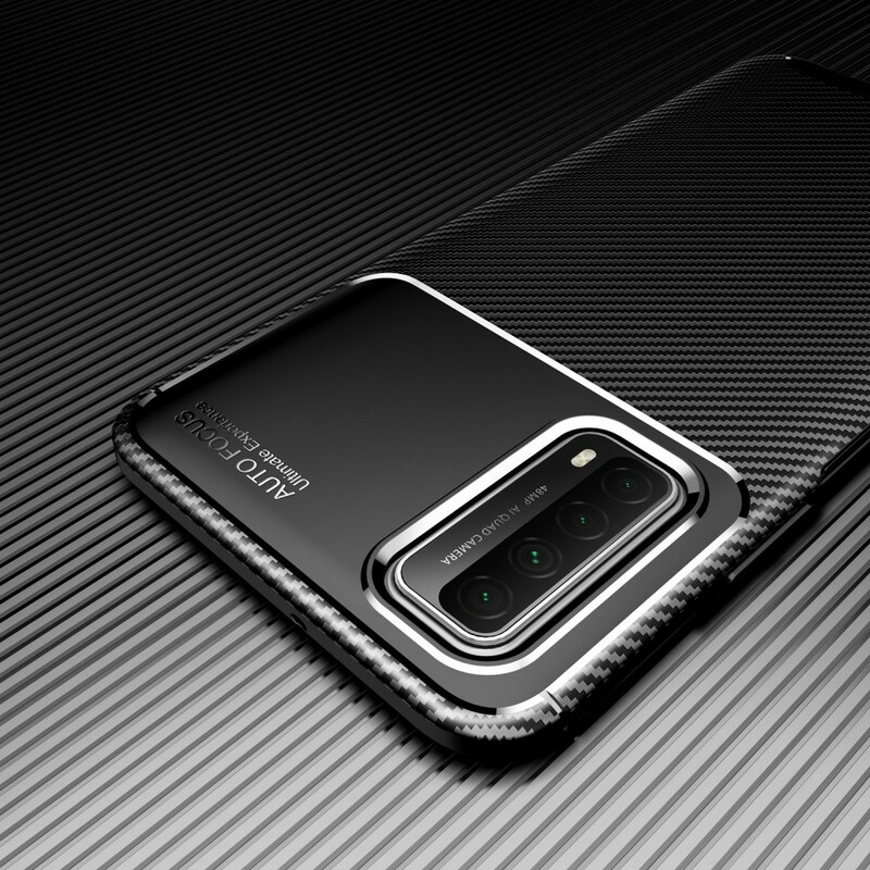Coque Huawei P Smart 2021 Texture Fibre Carbone Flexible Coque Huawei P Smart 2021 Texture Fibre Carbone Flexible