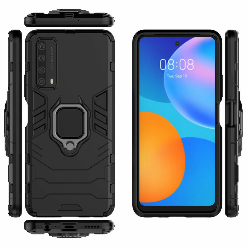 Coque Huawei P Smart 2021 Ring Résistante Coque Huawei P Smart 2021 Ring Résistante