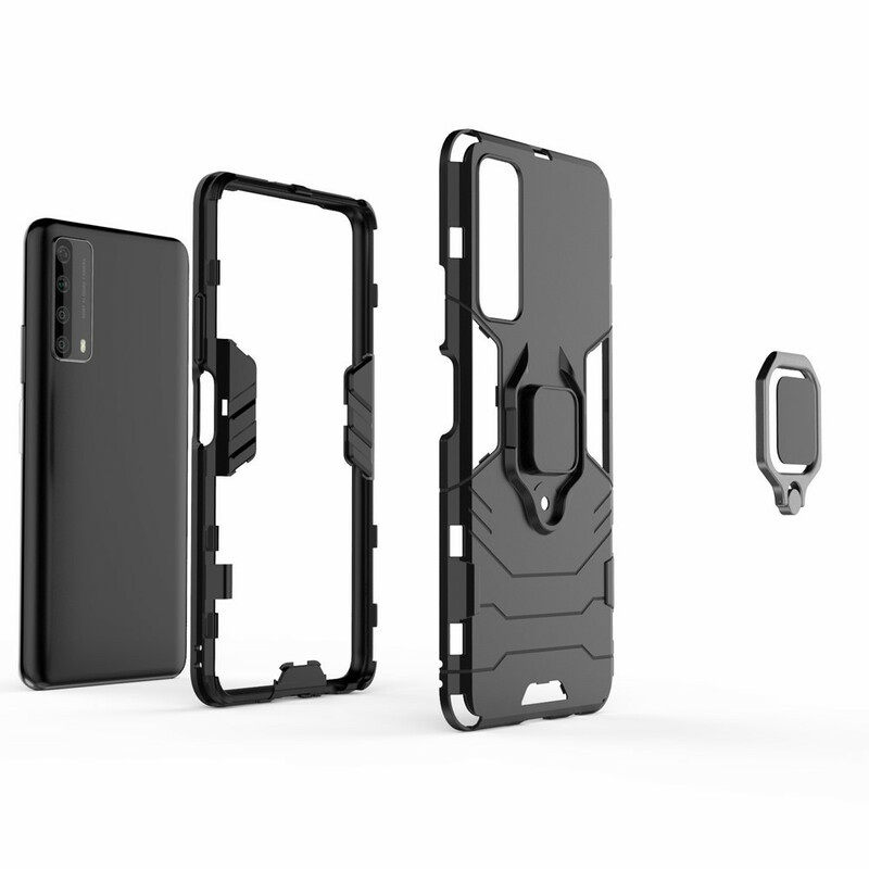 Coque Huawei P Smart 2021 Ring Résistante Coque Huawei P Smart 2021 Ring Résistante