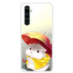 Coque Realme 6 Hamster Sous la Pluie