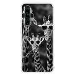 Coque Realme 6 Girafes à Lunettes