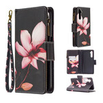 Housse Realme 6 Poche Zippée Fleur Housse Realme 6 Poche Zippée Fleur