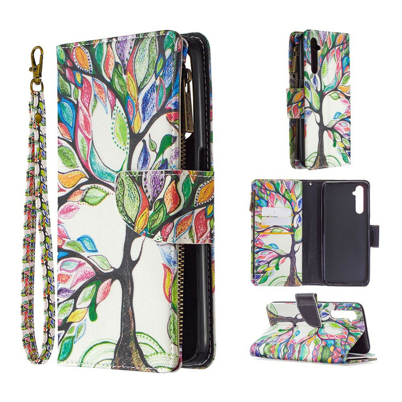 Housse Realme 6 Poche Zippée Arbre Housse Realme 6 Poche Zippée Arbre