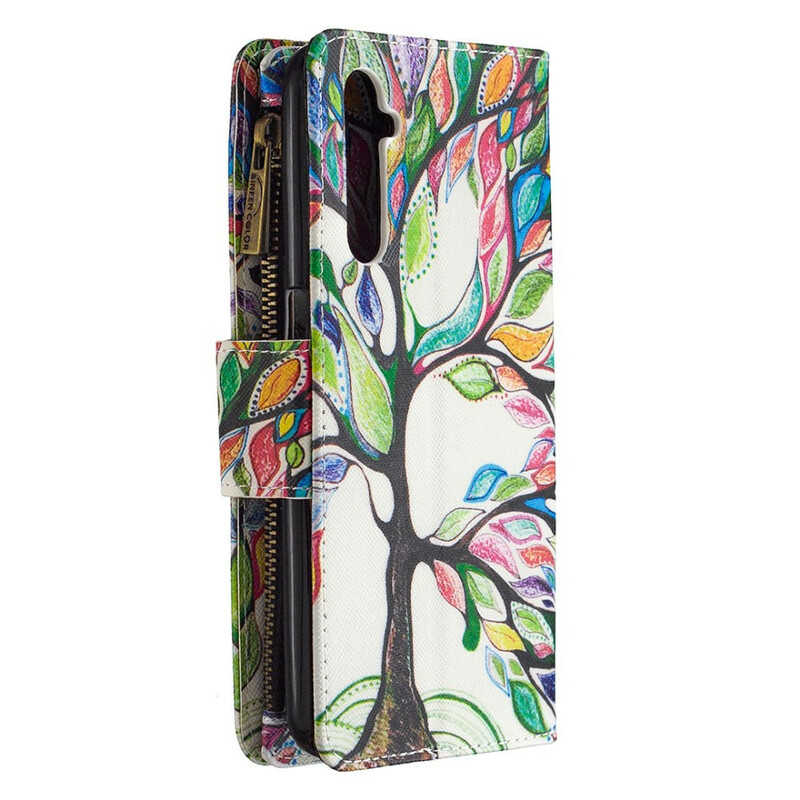 Housse Realme 6 Poche Zippée Arbre Housse Realme 6 Poche Zippée Arbre
