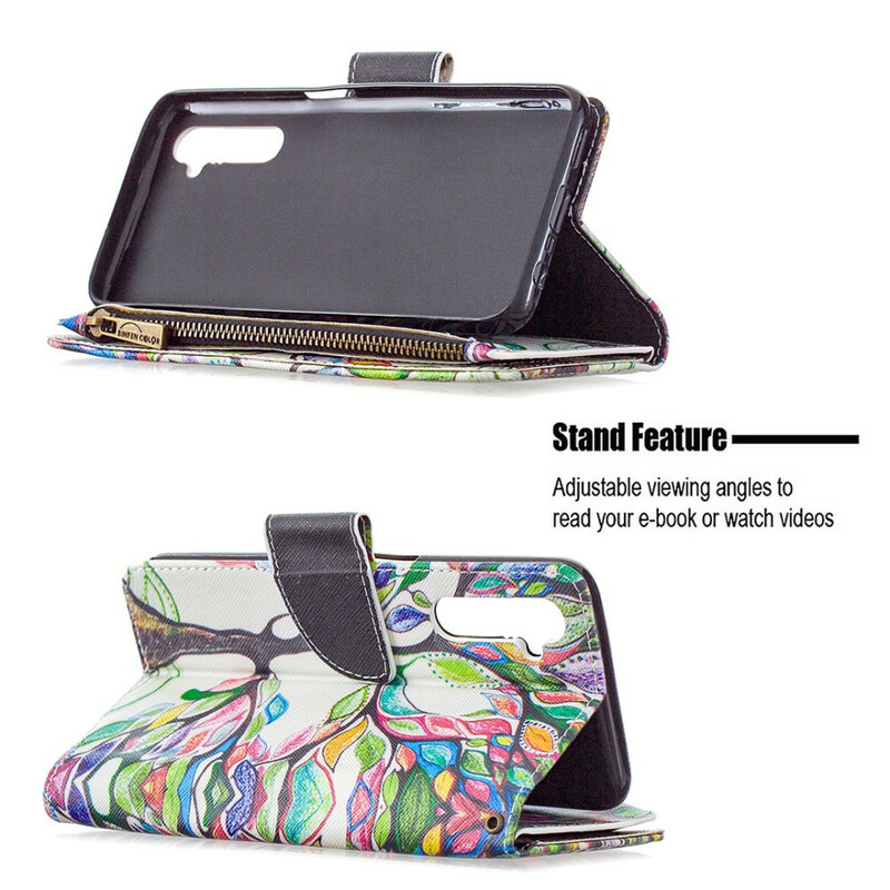 Housse Realme 6 Poche Zippée Arbre Housse Realme 6 Poche Zippée Arbre