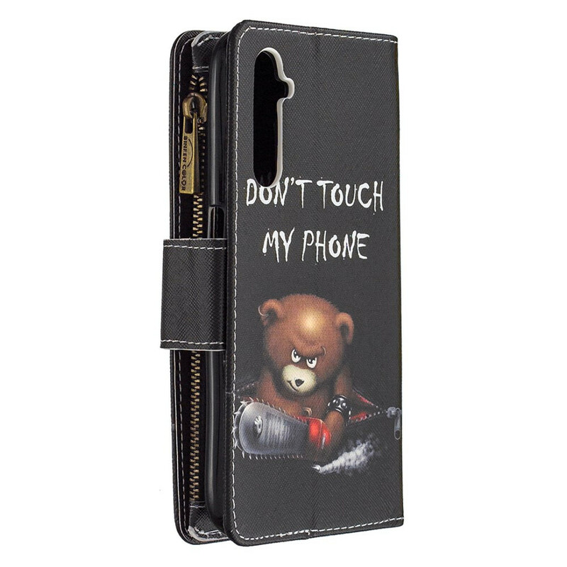 Housse Realme 6 Poche Zippée Ours Housse Realme 6 Poche Zippée Ours