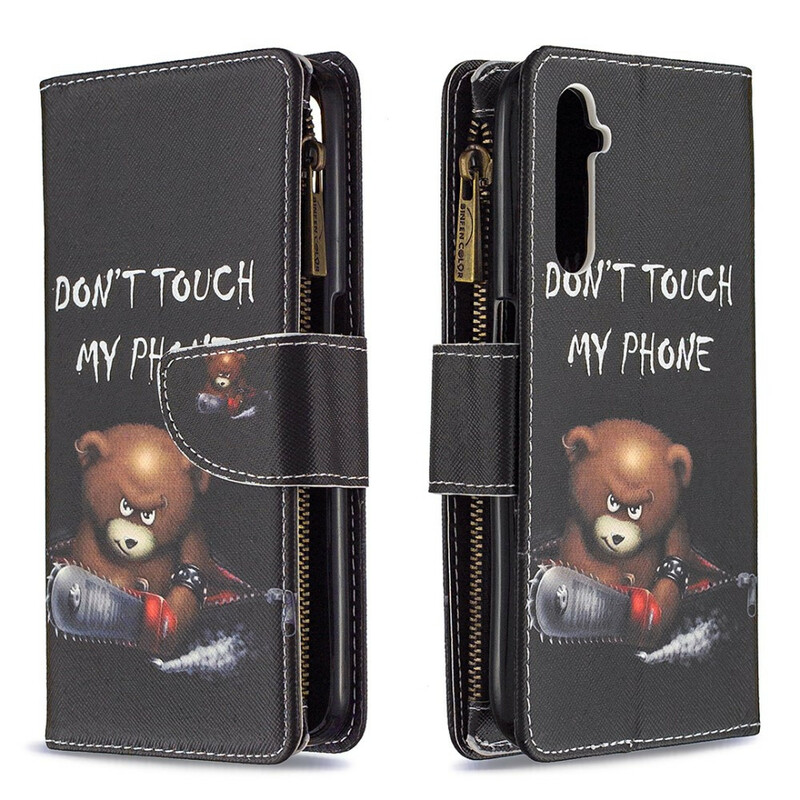 Housse Realme 6 Poche Zippée Ours Housse Realme 6 Poche Zippée Ours