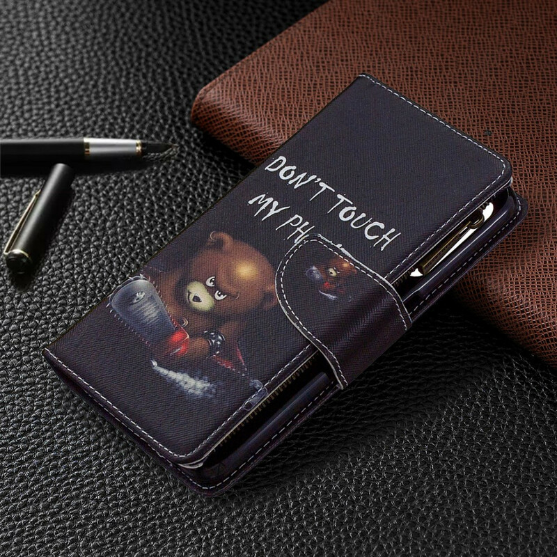 Housse Realme 6 Poche Zippée Ours Housse Realme 6 Poche Zippée Ours