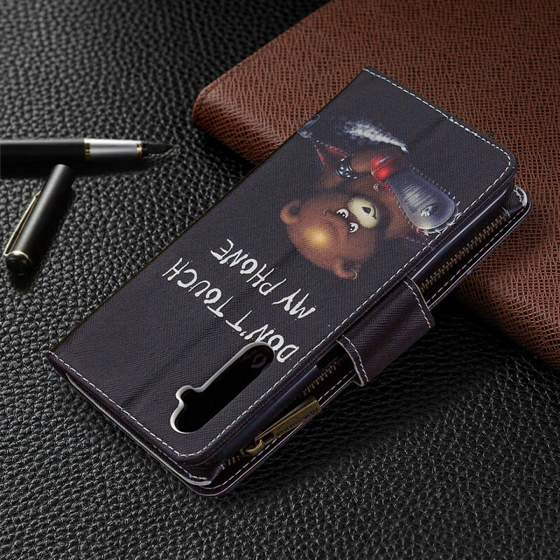 Housse Realme 6 Poche Zippée Ours Housse Realme 6 Poche Zippée Ours