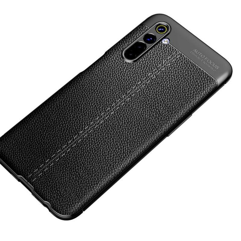 Coque Realme X50 Effet Cuir Litchi Double Line Coque Realme X50 Effet Cuir Litchi Double Line