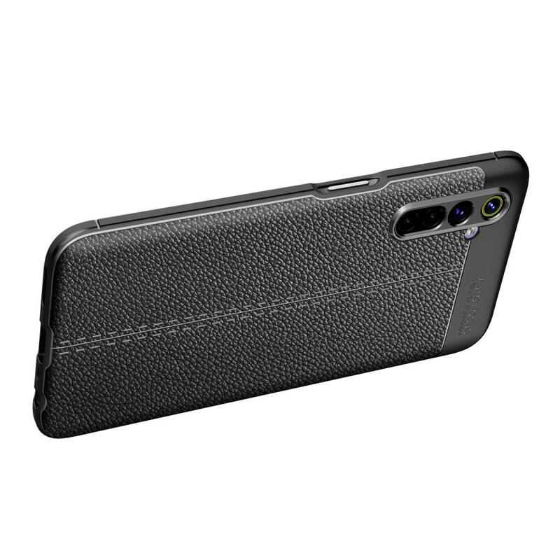 Coque Realme X50 Effet Cuir Litchi Double Line Coque Realme X50 Effet Cuir Litchi Double Line