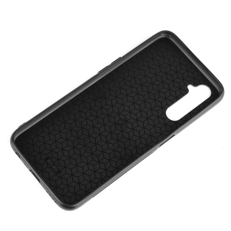 Coque Realme 6 Style Cuir Coutures