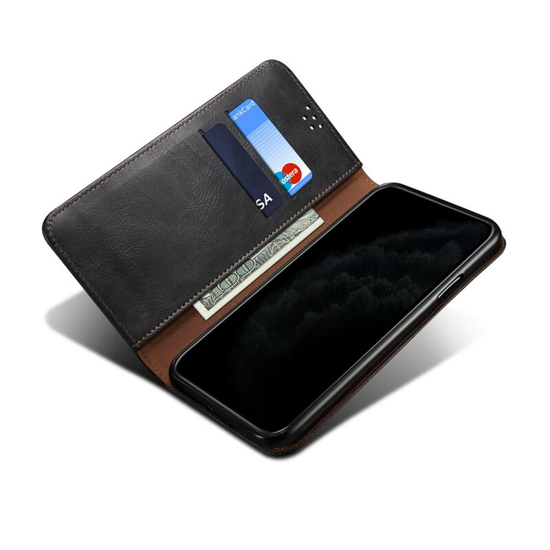 Flip Cover OnePlus 8T Simili Cuir Ciré