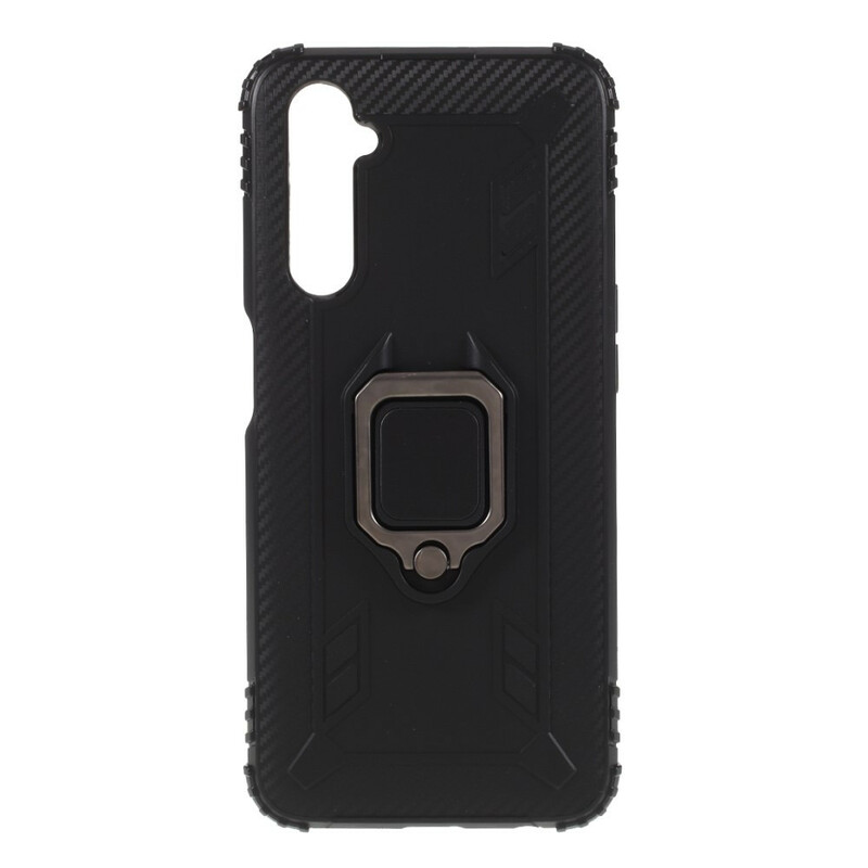 Coque Realme 6 Ring et Fibre Carbone Coque Realme 6 Ring et Fibre Carbone
