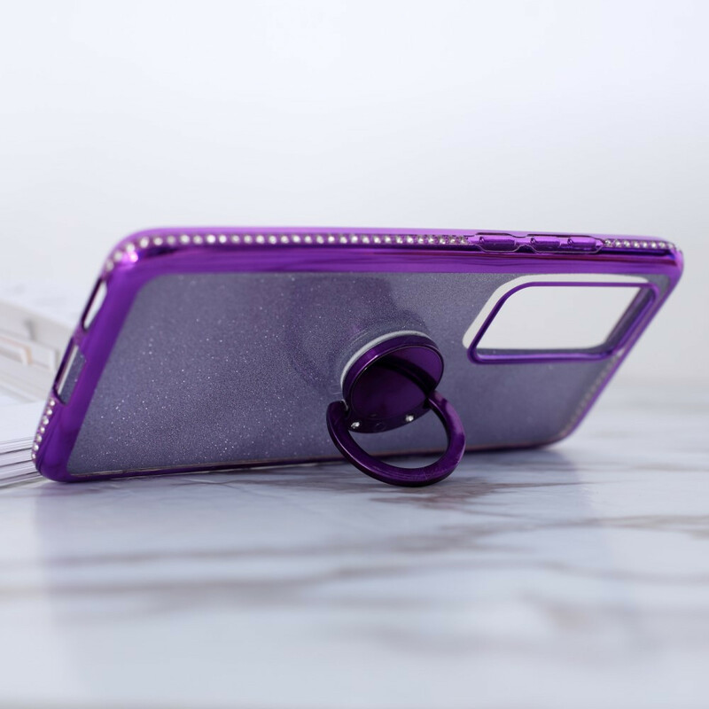 Coque Huawei P40 Pro Paillettes et Diamants Anneau Coque Huawei P40 Pro Paillettes et Diamants Anneau