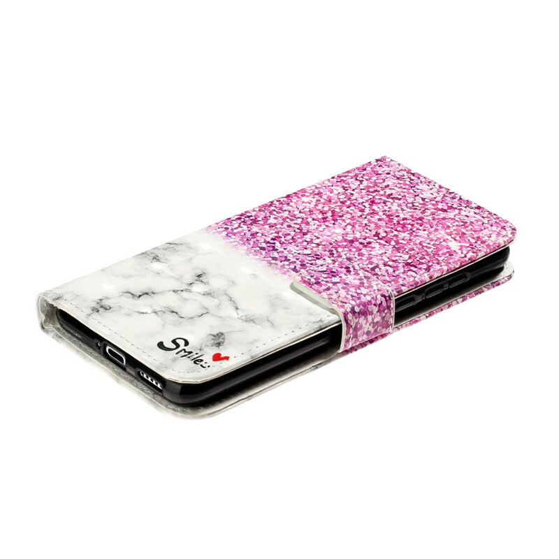 Housse Huawei P40 Pro Smile Paillettes Housse Huawei P40 Pro Smile Paillettes